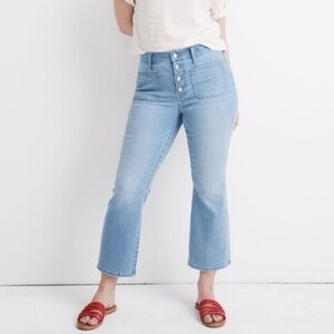 Madewell Light Blue High-Rise Cropped Jeans